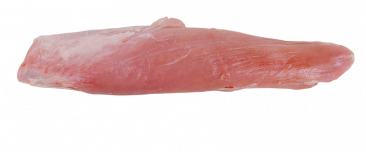 Pork tenderloin without chain and head