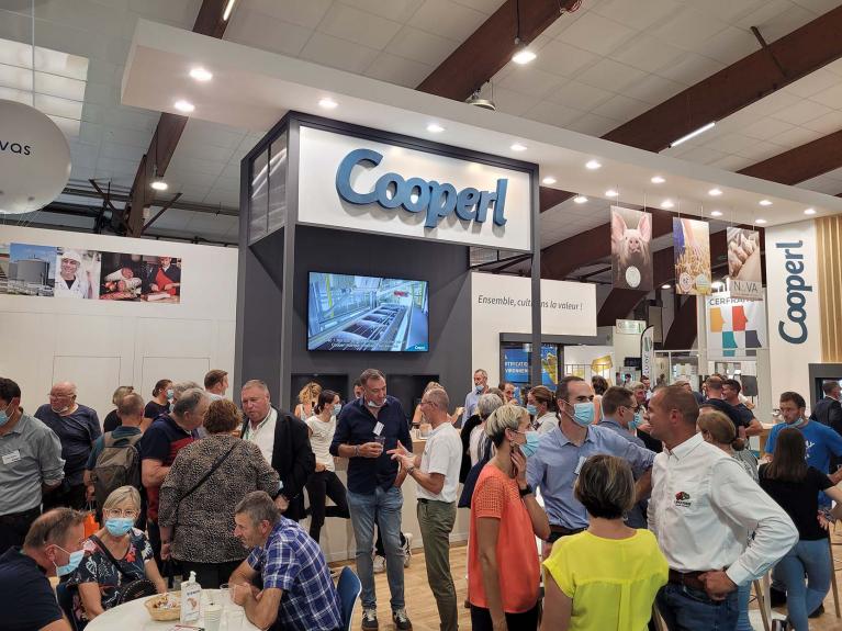 Cooperl booth at the SPACE tradesow in 2021